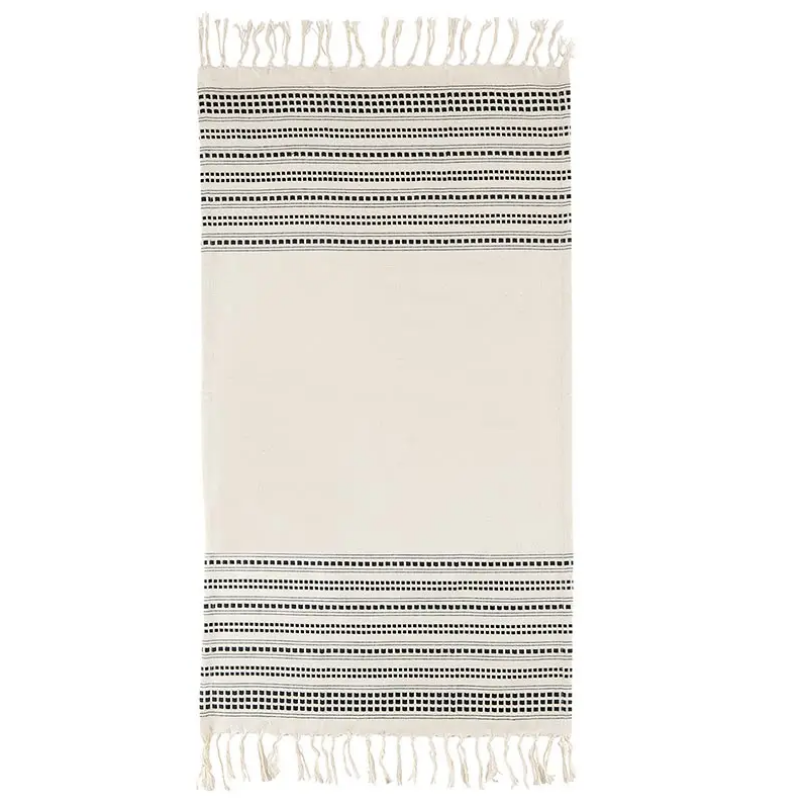 Dotted Striped Tea Towels, Set of 2