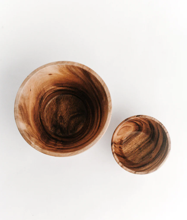 Acacia Wood Salad Bowl