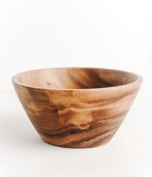 Acacia Wood Salad Bowl