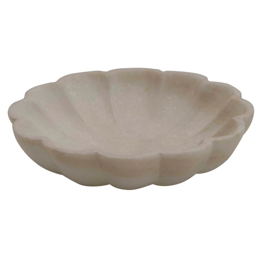 Flower Marble Dish