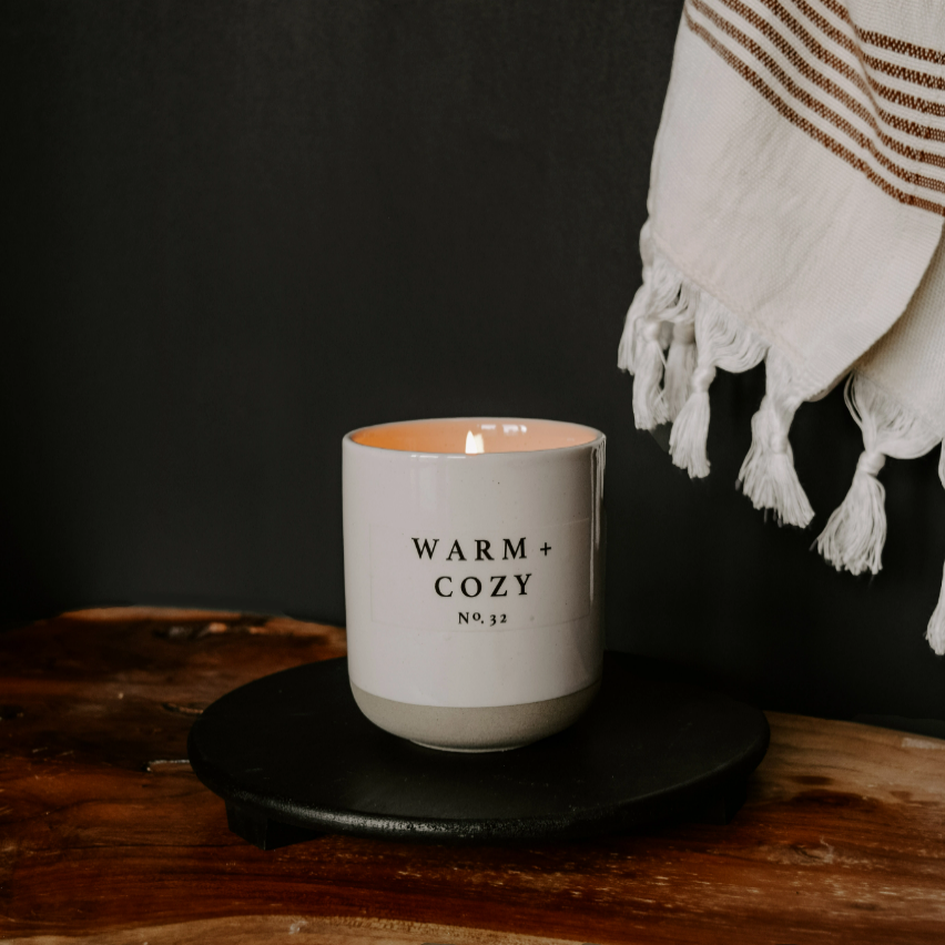 Warm and Cozy Soy Candle